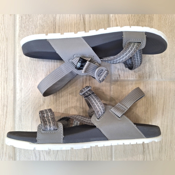 Chaco women's pully gray Lowdown adjustable strappy sandals - size 9 - Picture 5 of 9